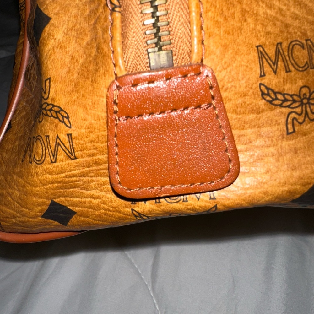 “Vintage MCM Boston Satchel” “Visetos Speedy Bag” “Cognac Monogram Handbag” - Picture 4 of 10